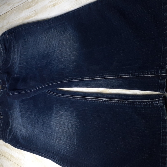 American Rag Cie Premium Straight Leg Factory Faded Blue Jeans Size 11 Short - Picture 10 of 16